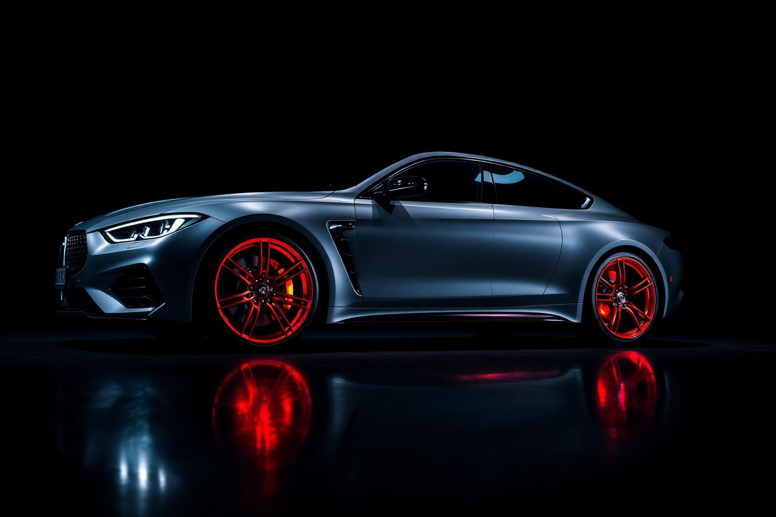 Customised car with premium chrome accessories from Sasta Wheels